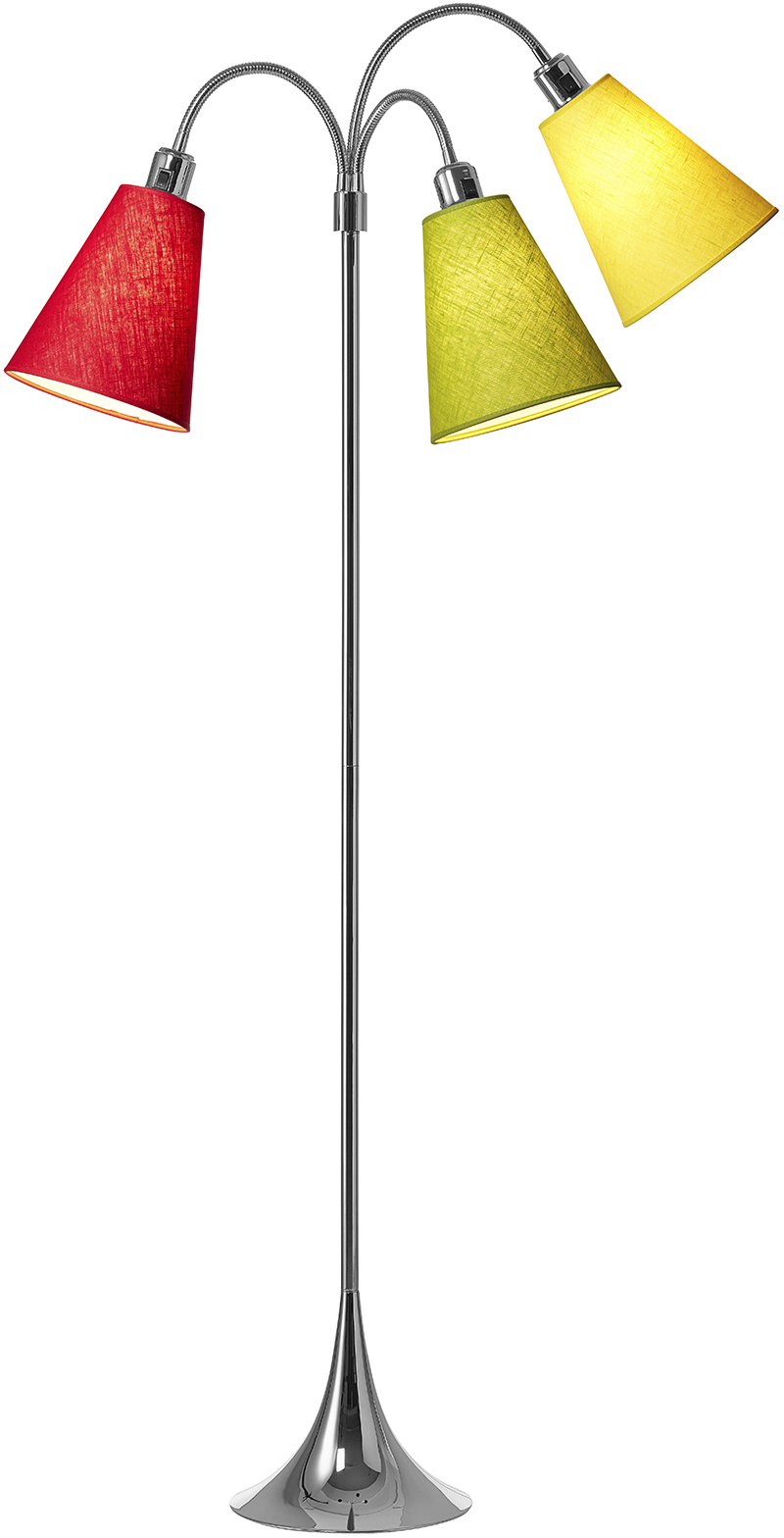 5703701341858 Nielsen Light Trafik krom 341858 - Gulvlampe Lamper,Gulvlamper,Gulvlamper 80900008350 Trafik krom 341858