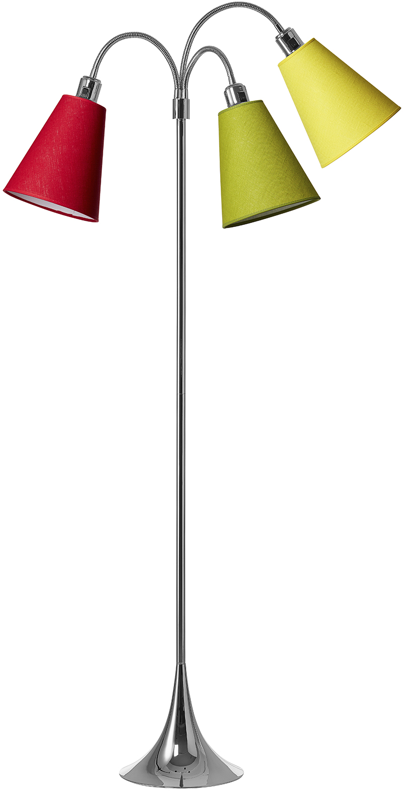 5703701341858 Nielsen Light Trafik krom 341858 - Gulvlampe Lamper,Gulvlamper,Gulvlamper 80900008350 Trafik krom 341858