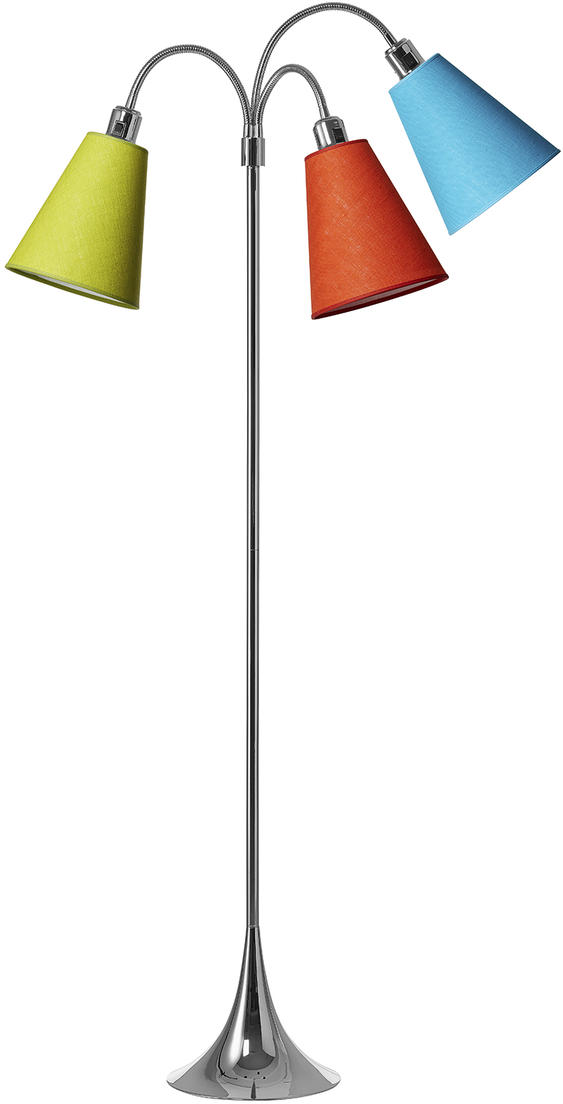 5703701341902 Nielsen Light Trafik krom 341902 - Gulvlampe Lamper,Gulvlamper,Gulvlamper 80900008360 Trafik krom 341902