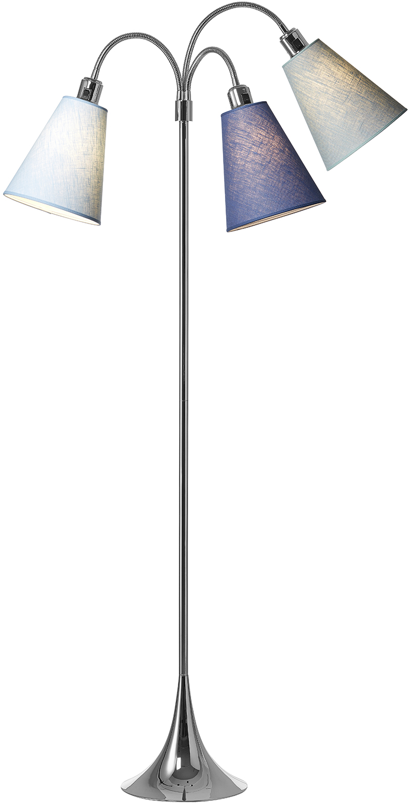 5703701342251 Nielsen Light Trafik krom 342251 - Gulvlampe Lamper,Gulvlamper,Gulvlamper 80900008380 Trafik krom 342251