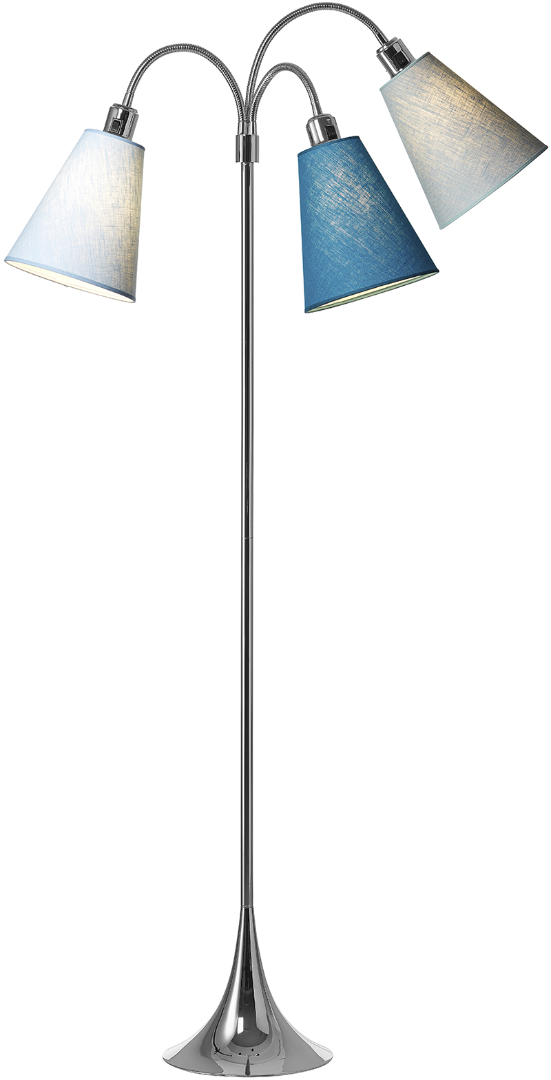 5703701342268 Nielsen Light Trafik krom 342268 - Gulvlampe Lamper,Gulvlamper,Gulvlamper 80900008390 Trafik krom 342268