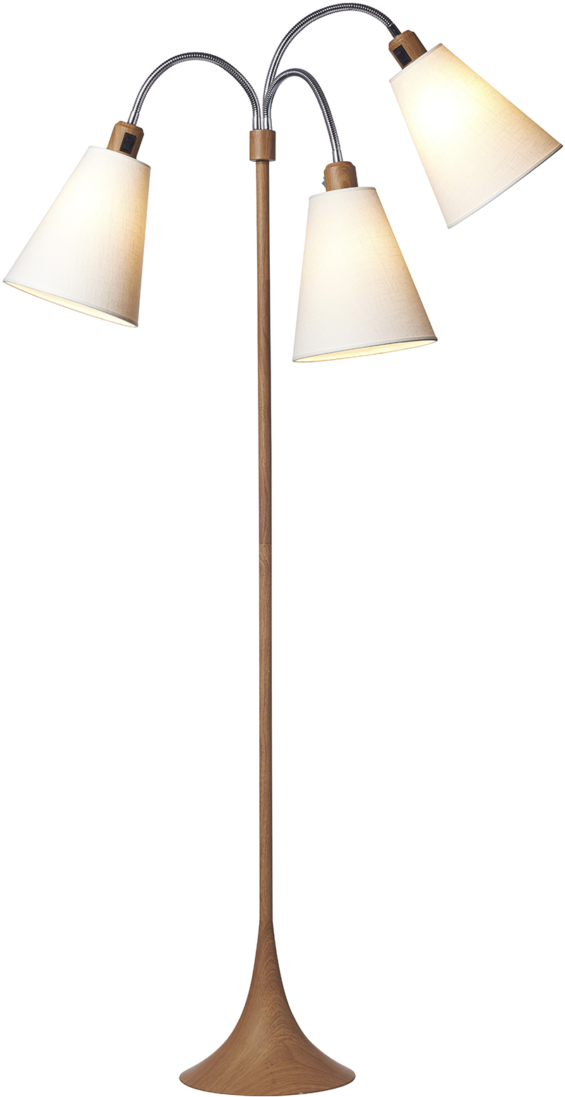 5703701343500 Nielsen Light Trafik træ 343500 - Gulvlampe Lamper,Gulvlamper,Gulvlamper 80900008430 Trafik træ 343500