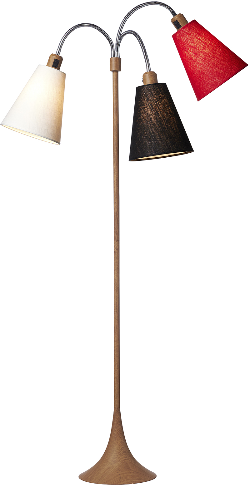 5703701343517 Nielsen Light Trafik træ 343517 - Gulvlampe Lamper,Gulvlamper,Gulvlamper 80900008440 Trafik træ 343517