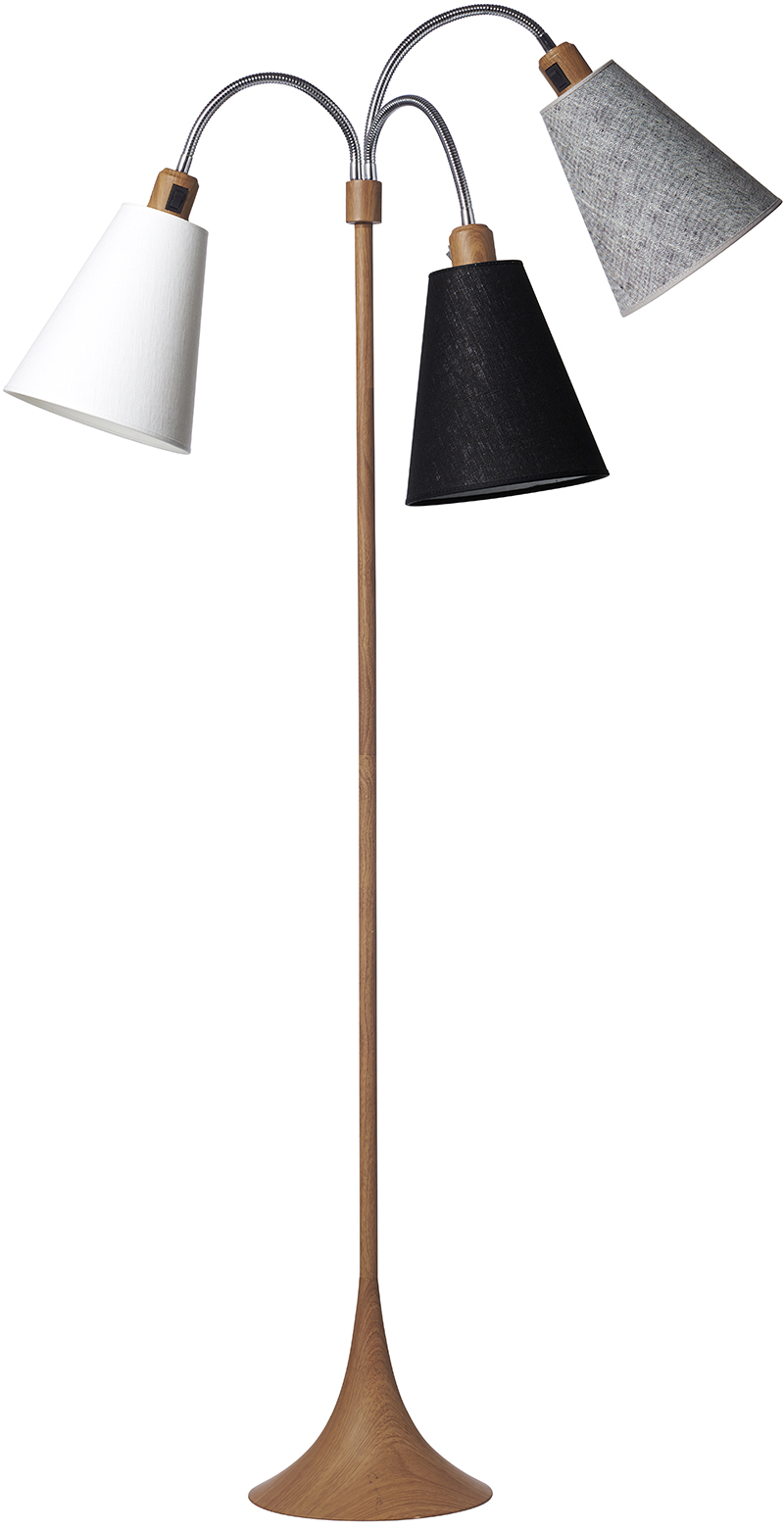 5703701343524 Nielsen Light Trafik træ 343524 - Gulvlampe Lamper,Gulvlamper,Gulvlamper 80900008450 Trafik træ 343524