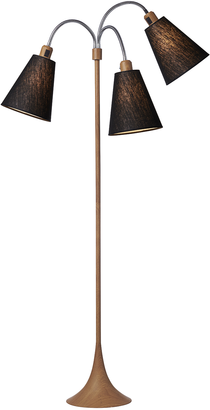5703701343555 Nielsen Light Trafik træ 343555 - Gulvlampe Lamper,Gulvlamper,Gulvlamper 80900008460 Trafik træ 343555