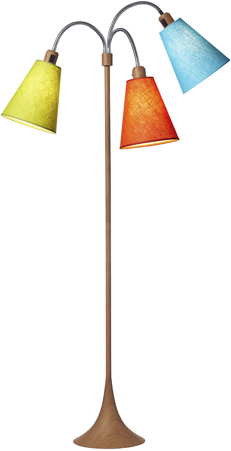 5703701343654 Nielsen Light Trafik træ 343654 - Gulvlampe Lamper,Gulvlamper,Gulvlamper 80900008480 Trafik træ 343654