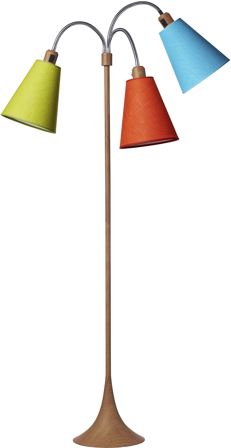 5703701343654 Nielsen Light Trafik træ 343654 - Gulvlampe Lamper,Gulvlamper,Gulvlamper 80900008480 Trafik træ 343654