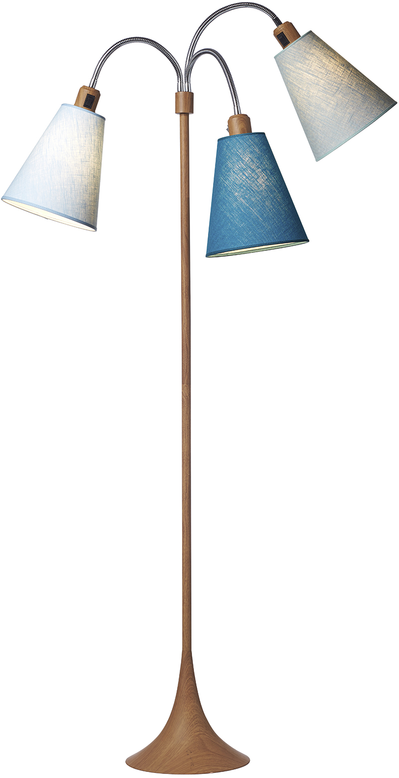 5703701344019 Nielsen Light Trafik træ 344019 - Gulvlampe Lamper,Gulvlamper,Gulvlamper 80900008510 Trafik træ 344019