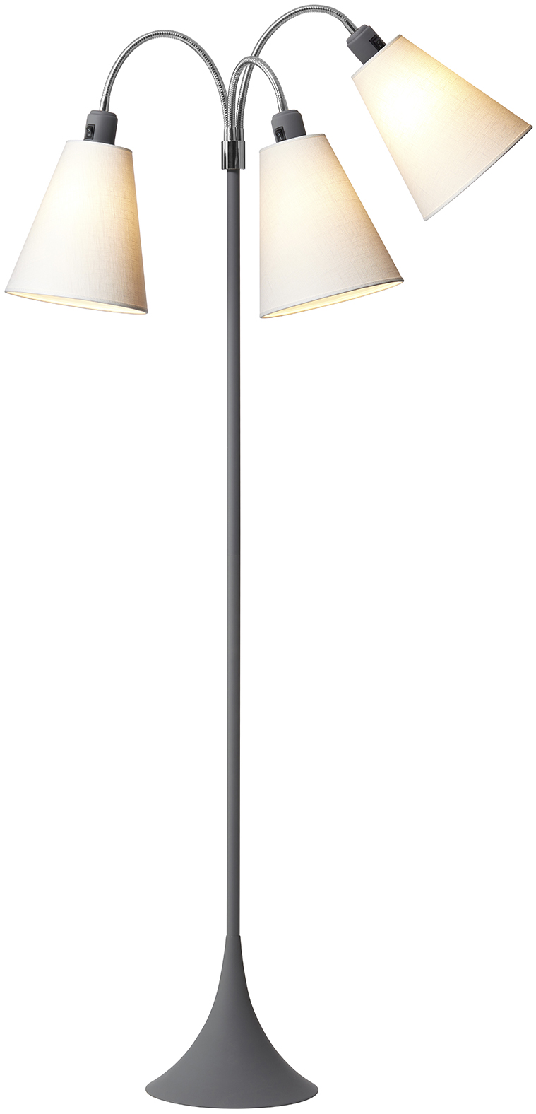 5703701345252 Nielsen Light Trafik grå 345252 - Gulvlampe Lamper,Gulvlamper,Gulvlamper 80900008550 Trafik grå 345252