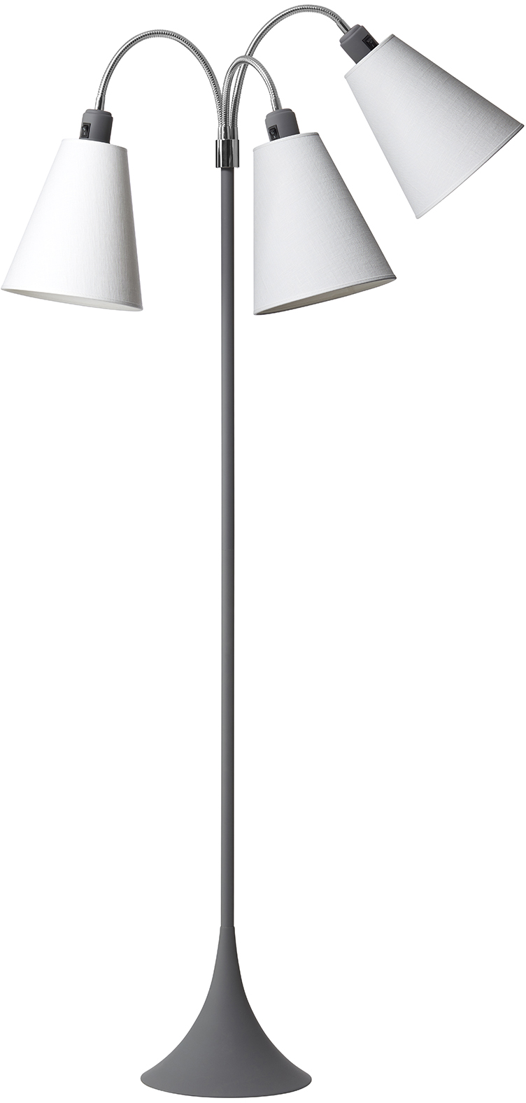 5703701345252 Nielsen Light Trafik grå 345252 - Gulvlampe Lamper,Gulvlamper,Gulvlamper 80900008550 Trafik grå 345252