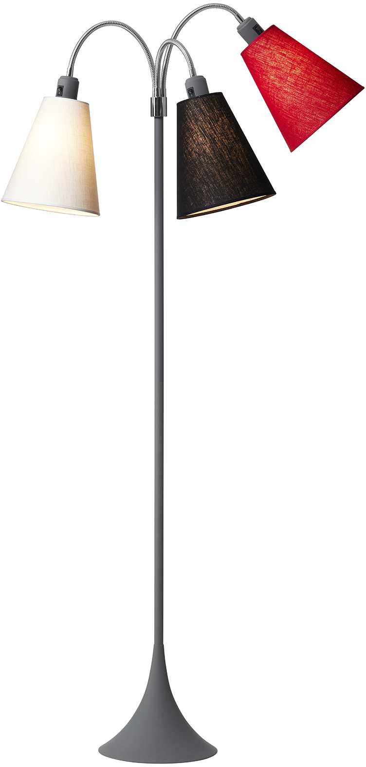 5703701345269 Nielsen Light Trafik grå 345269 - Gulvlampe Lamper,Gulvlamper,Gulvlamper 80900008560 Trafik grå 345269