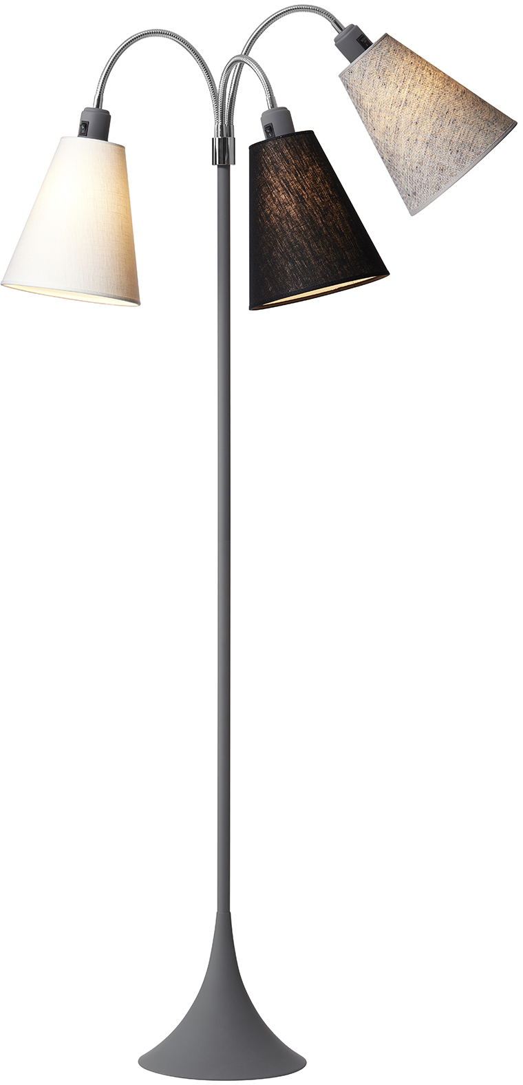 5703701345276 Nielsen Light Trafik grå 345276 - Gulvlampe Lamper,Gulvlamper,Gulvlamper 80900008570 Trafik grå 345276