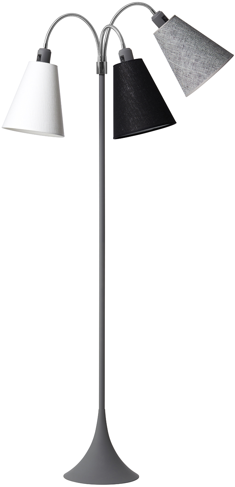 5703701345276 Nielsen Light Trafik grå 345276 - Gulvlampe Lamper,Gulvlamper,Gulvlamper 80900008570 Trafik grå 345276