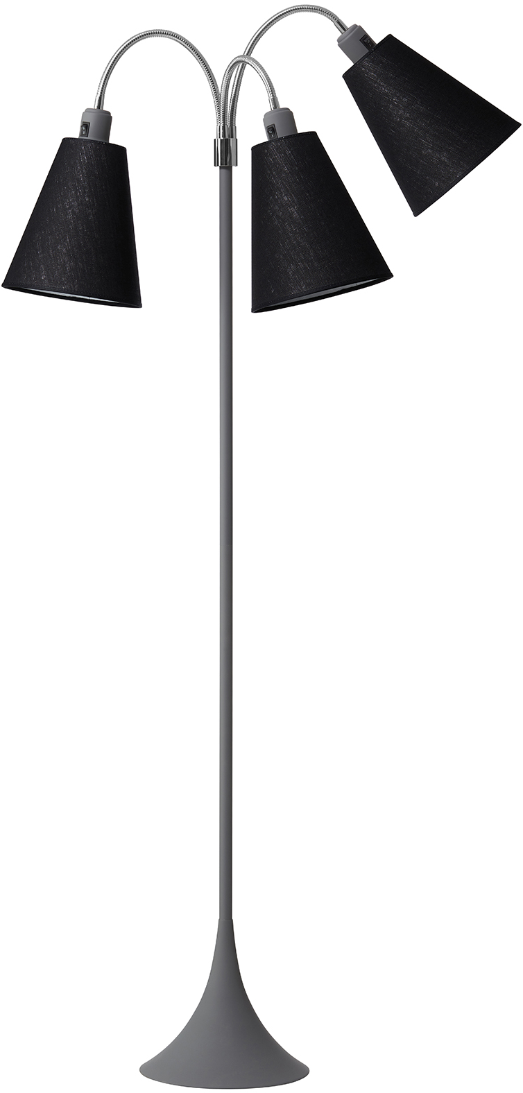 5703701345306 Nielsen Light Trafik grå 345306 - Gulvlampe Lamper,Gulvlamper,Gulvlamper 80900008580 Trafik grå 345306
