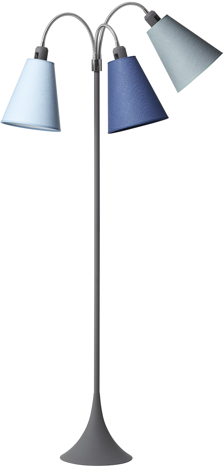 5703701345757 Nielsen Light Trafik grå 345757 - Gulvlampe Lamper,Gulvlamper,Gulvlamper 80900008620 Trafik grå 345757