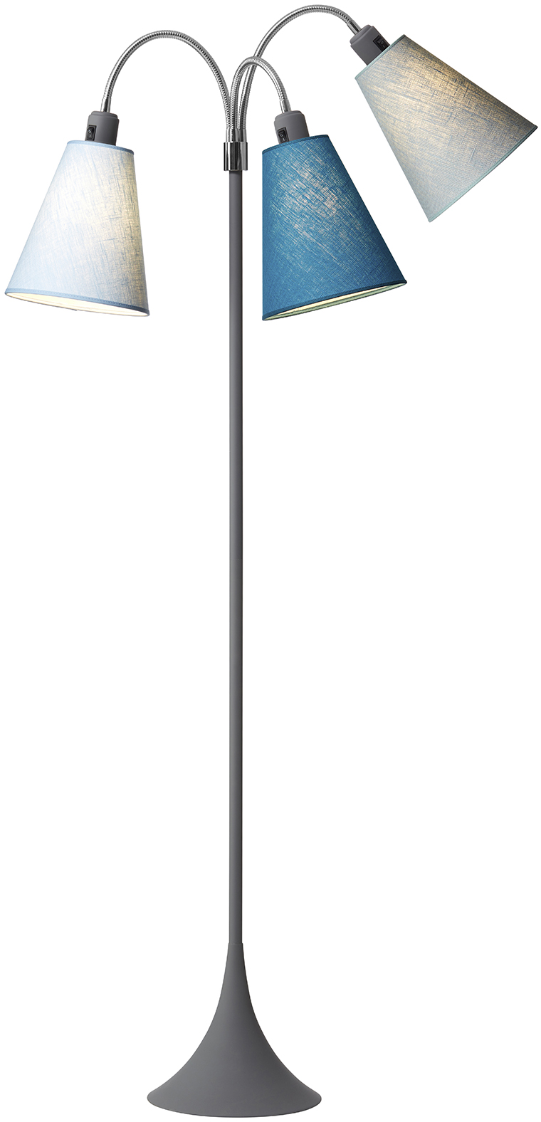 5703701345764 Nielsen Light Trafik grå 345764 - Gulvlampe Lamper,Gulvlamper,Gulvlamper 80900008630 Trafik grå 345764