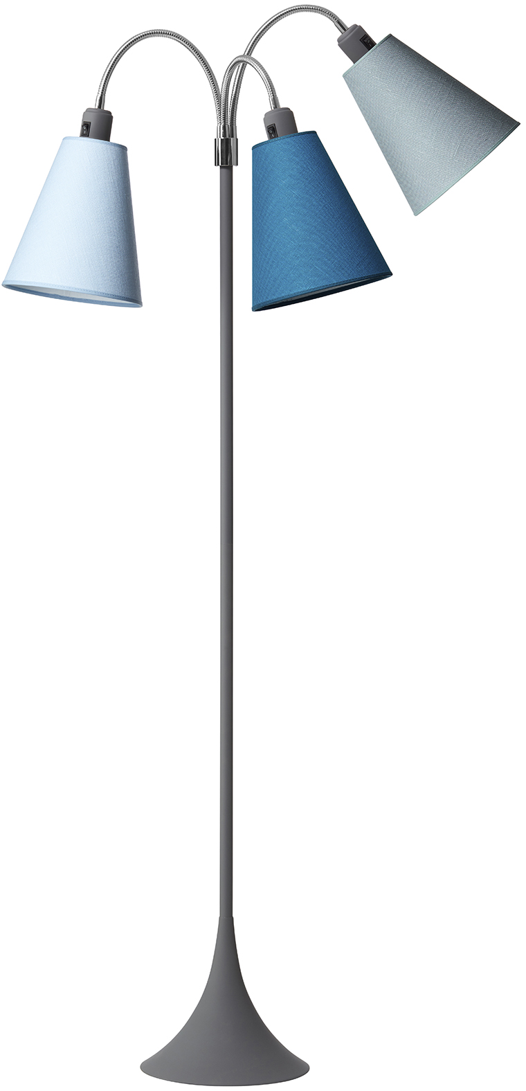 5703701345764 Nielsen Light Trafik grå 345764 - Gulvlampe Lamper,Gulvlamper,Gulvlamper 80900008630 Trafik grå 345764
