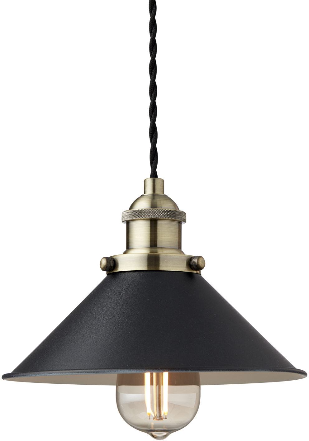 5703701464755 Nielsen Light Neksø messing/sort - Pendel Lamper,Pendler-/ Hængelamper,Pendler/Hængelamper 80900005160 Neksø messing/sort