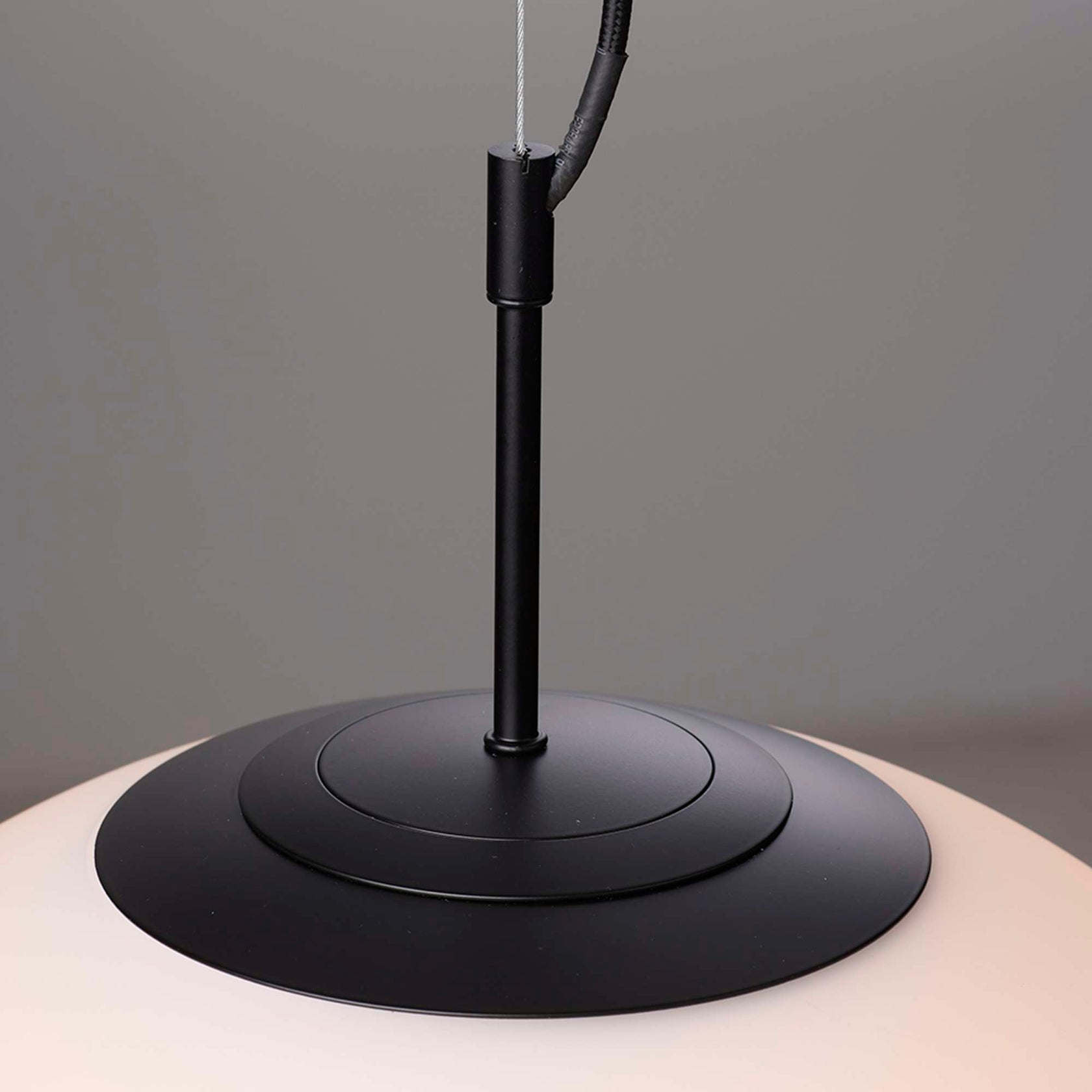 5703701467466 Nielsen Light Cafe Nora Ø50 opal/sort pendel Lamper,Pendler-/ Hængelamper,Pendler/Hængelamper 80900009530 Cafe Nora