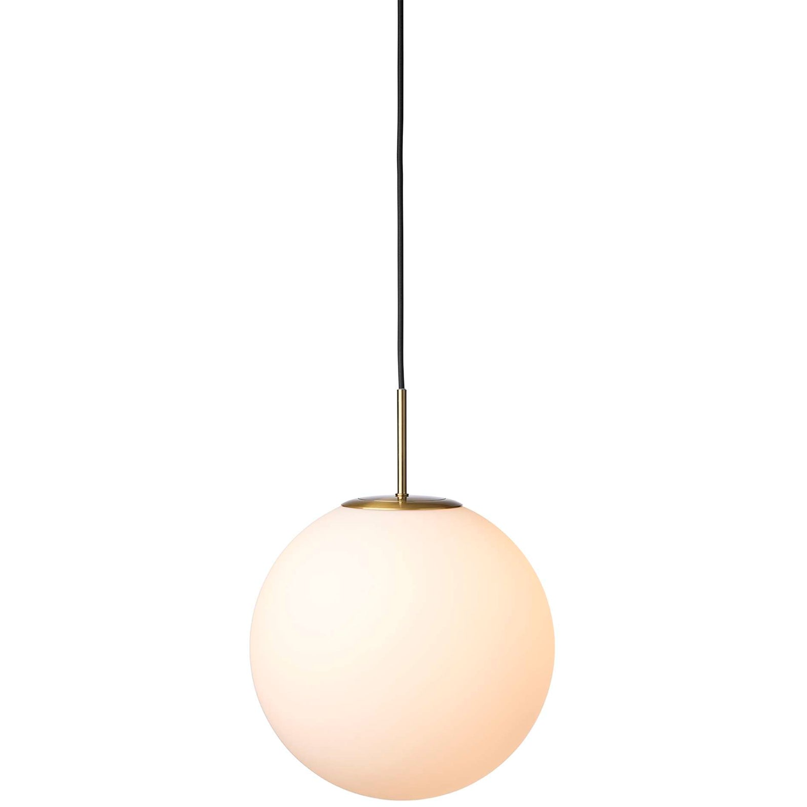 5703701467640 Nielsen Light Cafe Nora Ø30 opal/messing pendel Lamper,Pendler-/ Hængelamper,Pendler/Hængelamper 80900009540 Cafe Nora