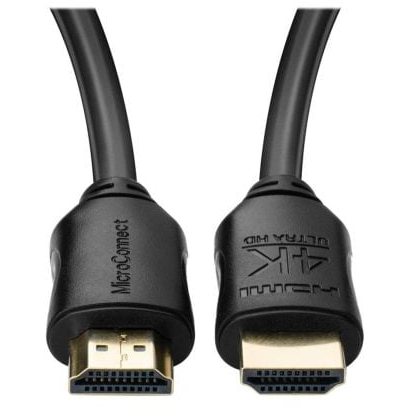 5704174300410 MicroConnect HDMI Cable 4K, 2.0, 1,5m - Høj hastighed - HDMI TV & HIFI,Kabler,HDMI/DVI-kabler 2190002620 MC-HDM19191.5V2.0