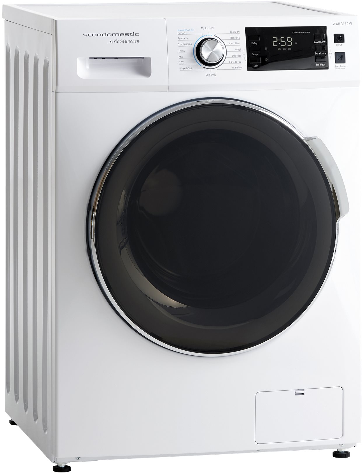 5704704012783 Scandomestic WAH 3110 W - Frontbetjent vaskemaskine Hvidevarer,Vaskemaskine,Frontbetjente vaskemaskiner 8300002780 WAH 3110 W