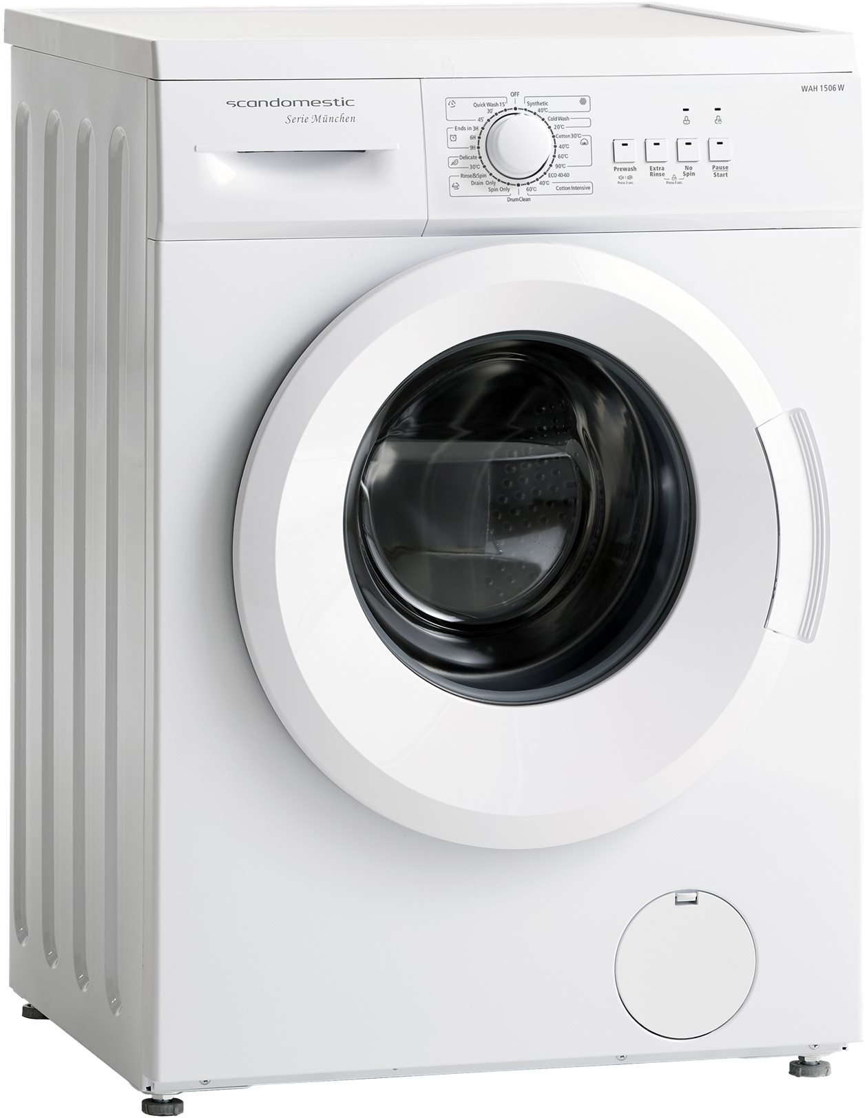 5704704014138 Scandomestic WAH 1506 W - Frontbetjent vaskemaskine Hvidevarer,Vaskemaskine,Frontbetjente vaskemaskiner 8300002610 WAH 1506 W