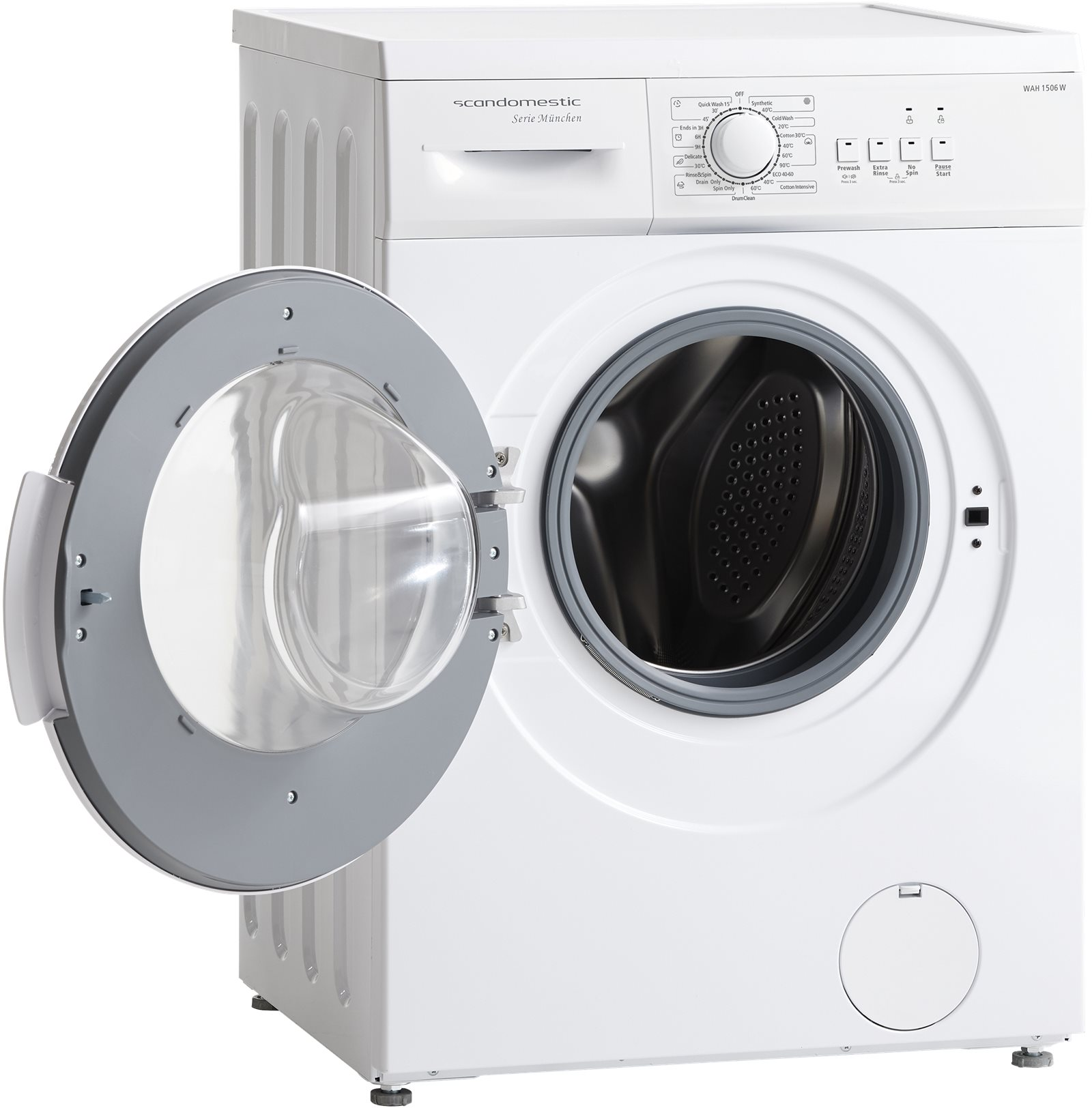 5704704014138 Scandomestic WAH 1506 W - Frontbetjent vaskemaskine Hvidevarer,Vaskemaskine,Frontbetjente vaskemaskiner 8300002610 WAH 1506 W