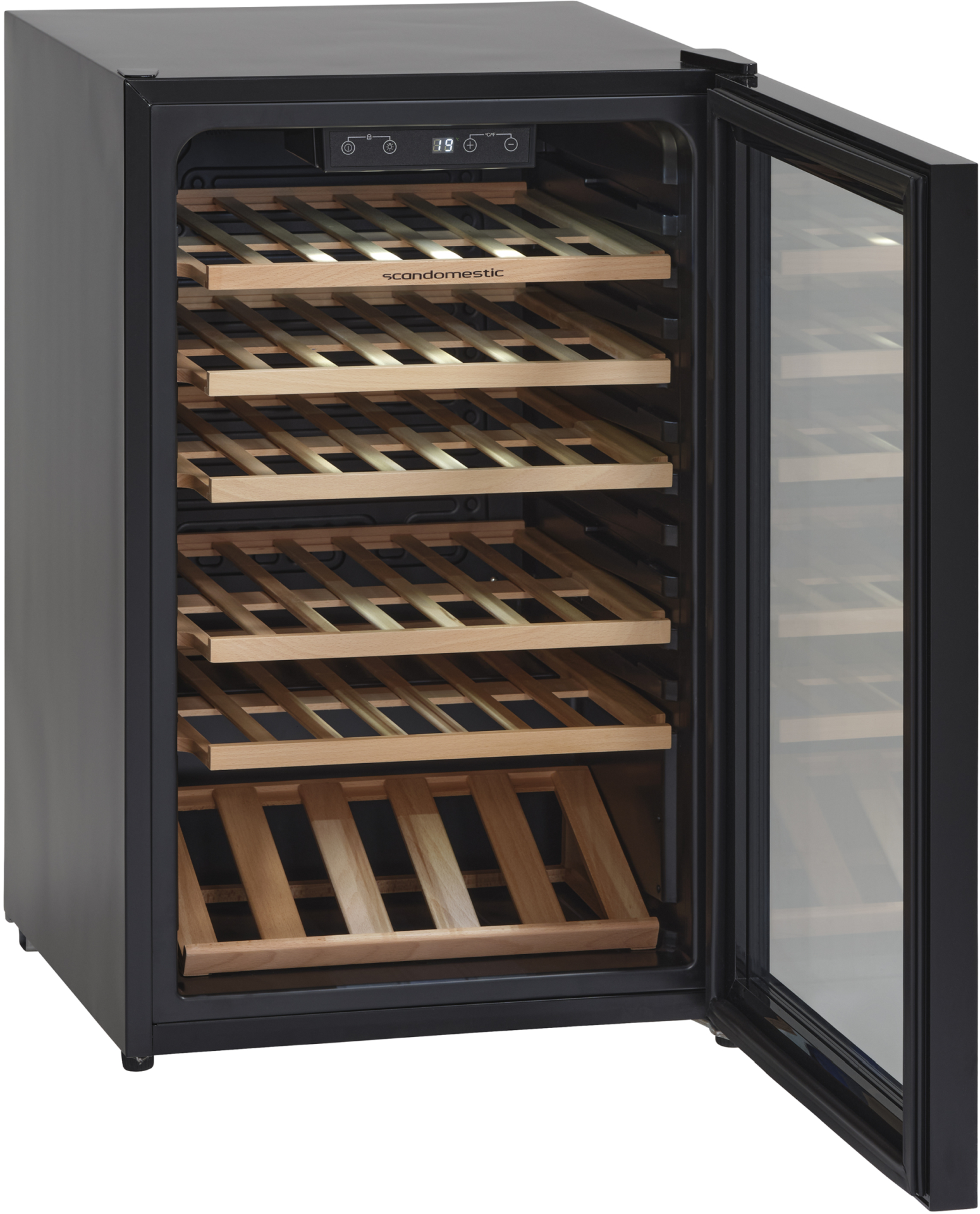 5704704014497 Scandomestic SV 45 B - Fritstående vinkøleskab Hvidevarer,Køleskabe,Fritstående vinkøleskabe 8300003420 SV 45 B