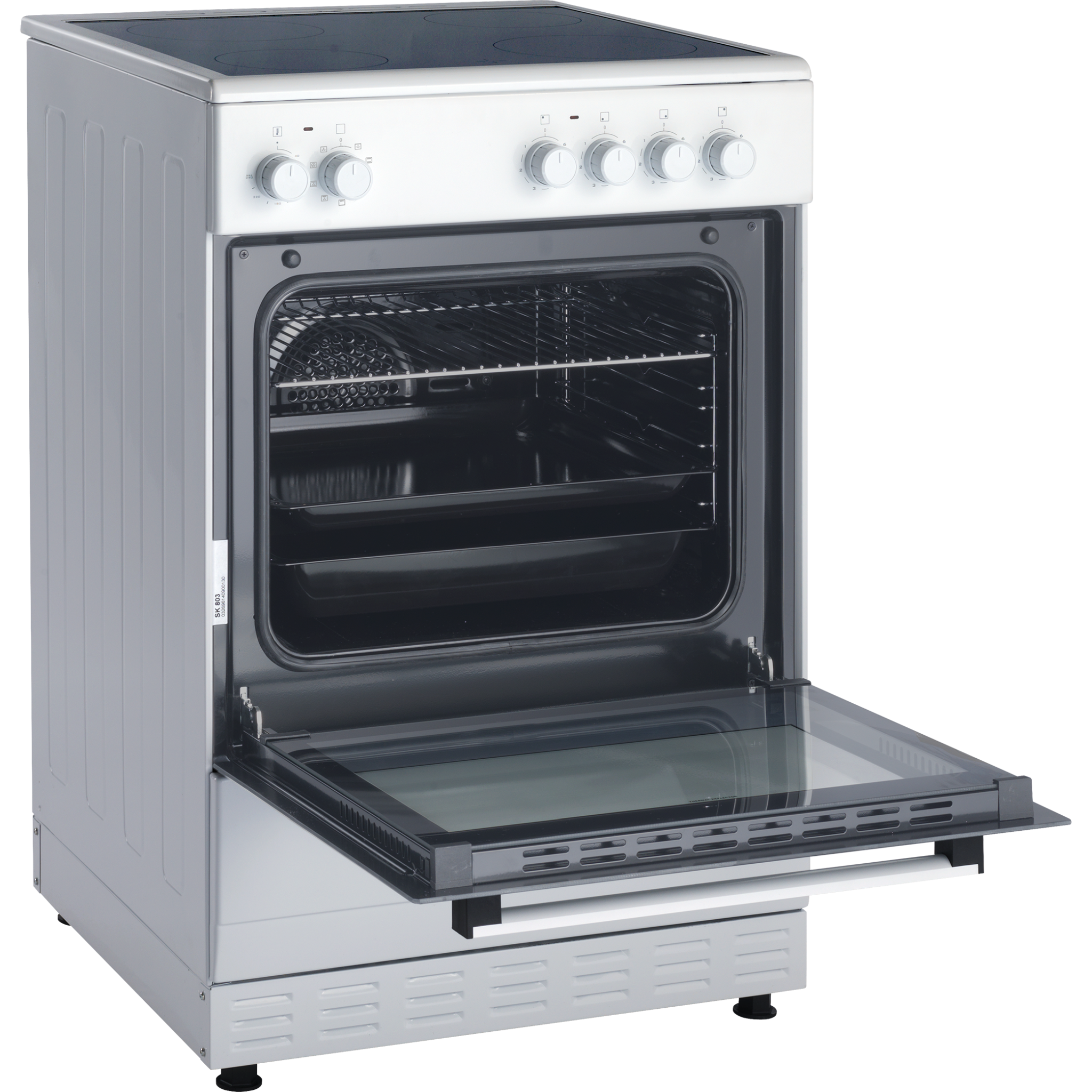 Scandomestic FCC800W - Glaskeramisk komfur