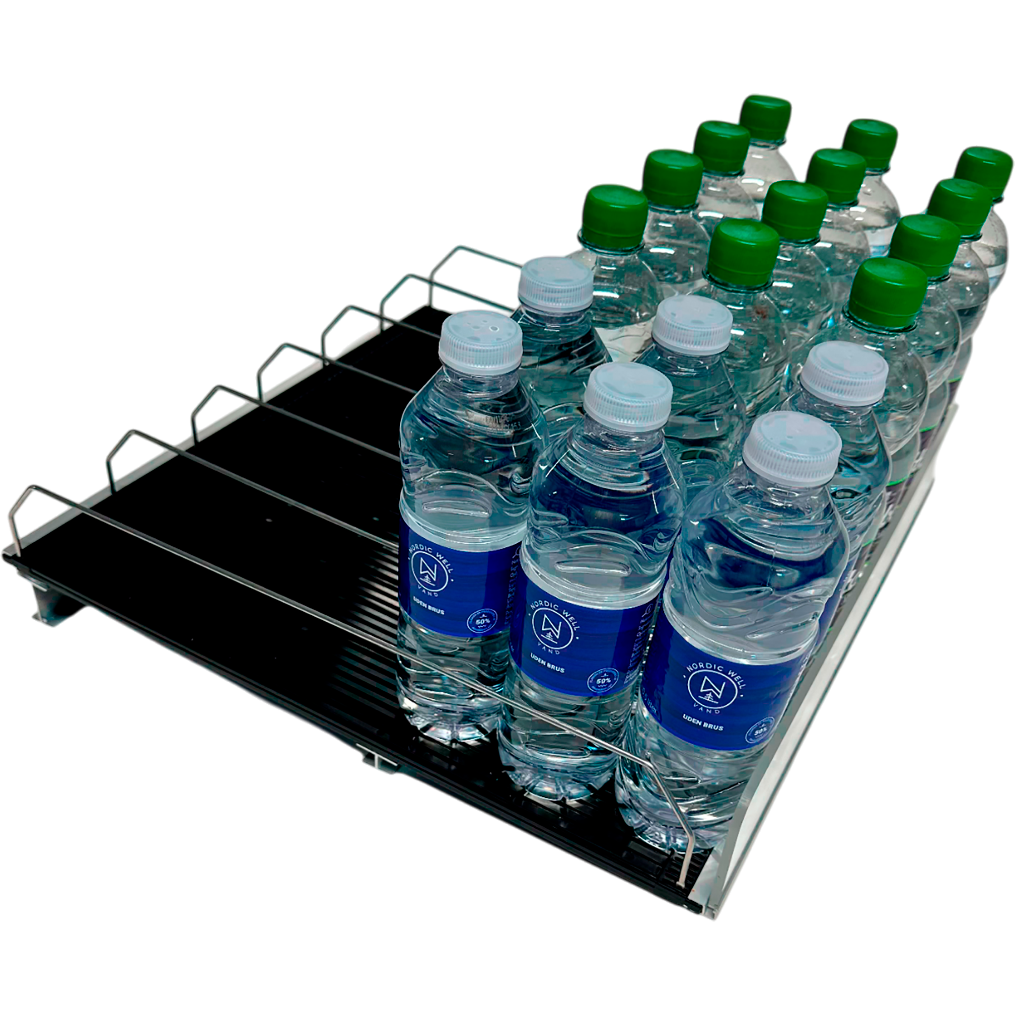 Scandomestic ACP1002 - Letrullende hylder, kasse med 5