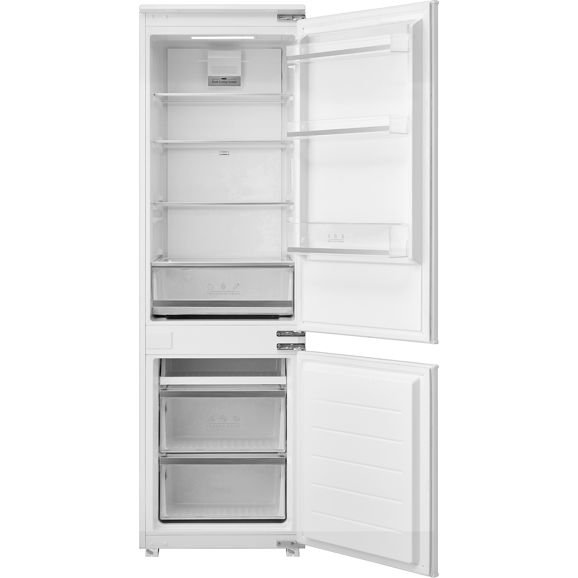 5704704021945 Scandomestic CBI247NFWE integrerbart køle-/fryseskab Hvidevarer,Kølefryseskabe,Integrerede kølefryseskabe 8300005560 CBI247NFWE
