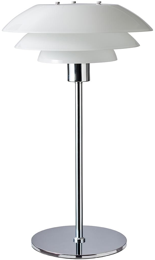 5704709070696 Dyberg Larsen DL31 opal/krom 7069 - Bordlampe Lamper,Bordlamper,Bordlamper 89200001830 DL31 opal/krom 7069