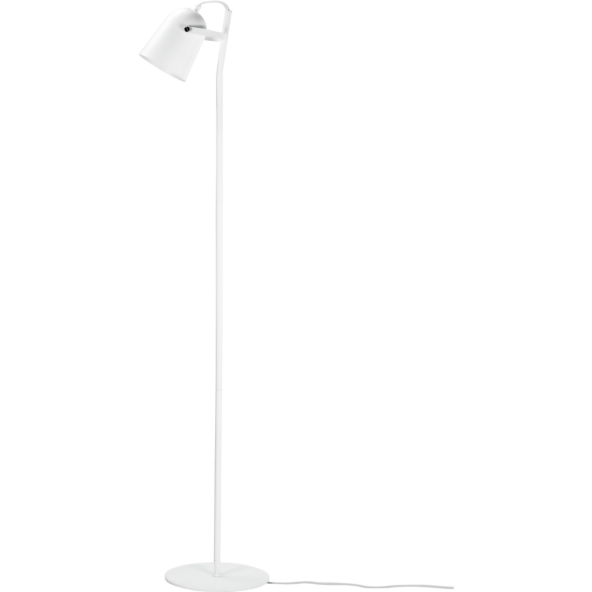 5704709071020 Dyberg Larsen Oslo matt white gulvlampe - Gulvlampe Lamper,Gulvlamper,Gulvlamper 89200002400 7102