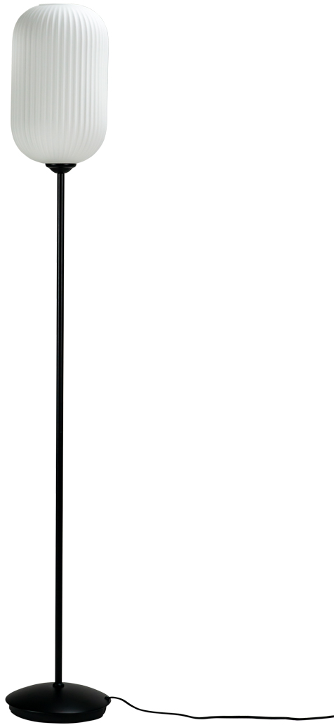 5704709071044 Dyberg Larsen Riflet opal gulvlampe - Gulvlampe Lamper,Gulvlamper,Gulvlamper 89200001730 Riflet
