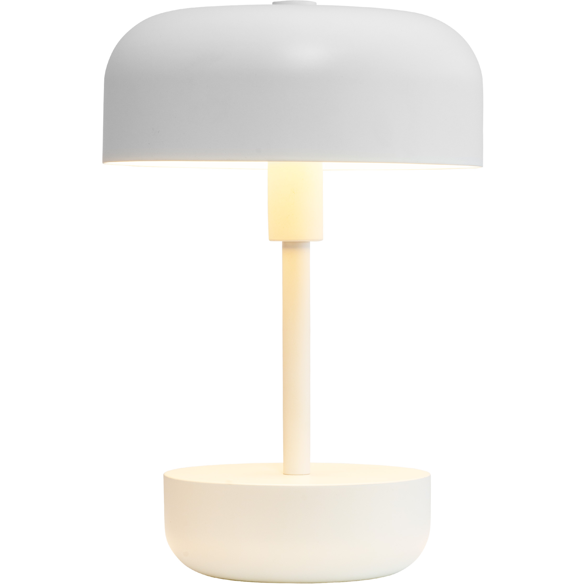 5704709072010 Dyberg Larsen Haipot LED hvid - Bordlampe trådløs Lamper,Bordlamper,Trådløse bordlamper 89200005380 7201