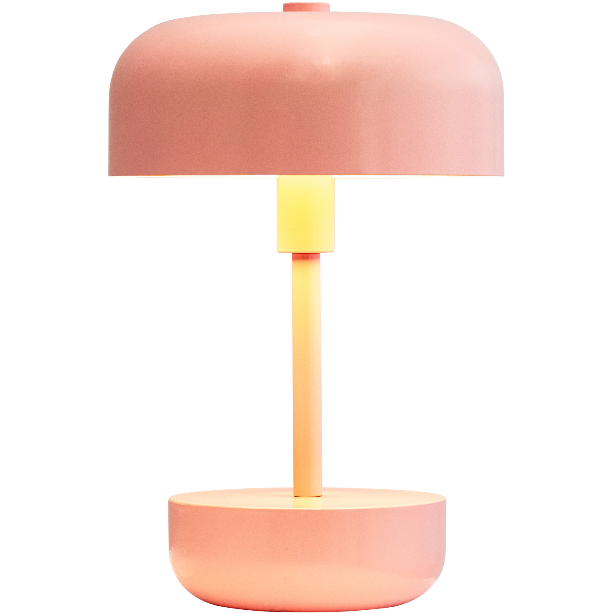 5704709072041 Dyberg Larsen Haipot LED lyserød - Bordlampe trådløs Lamper,Bordlamper,Trådløse bordlamper 89200005410 7204