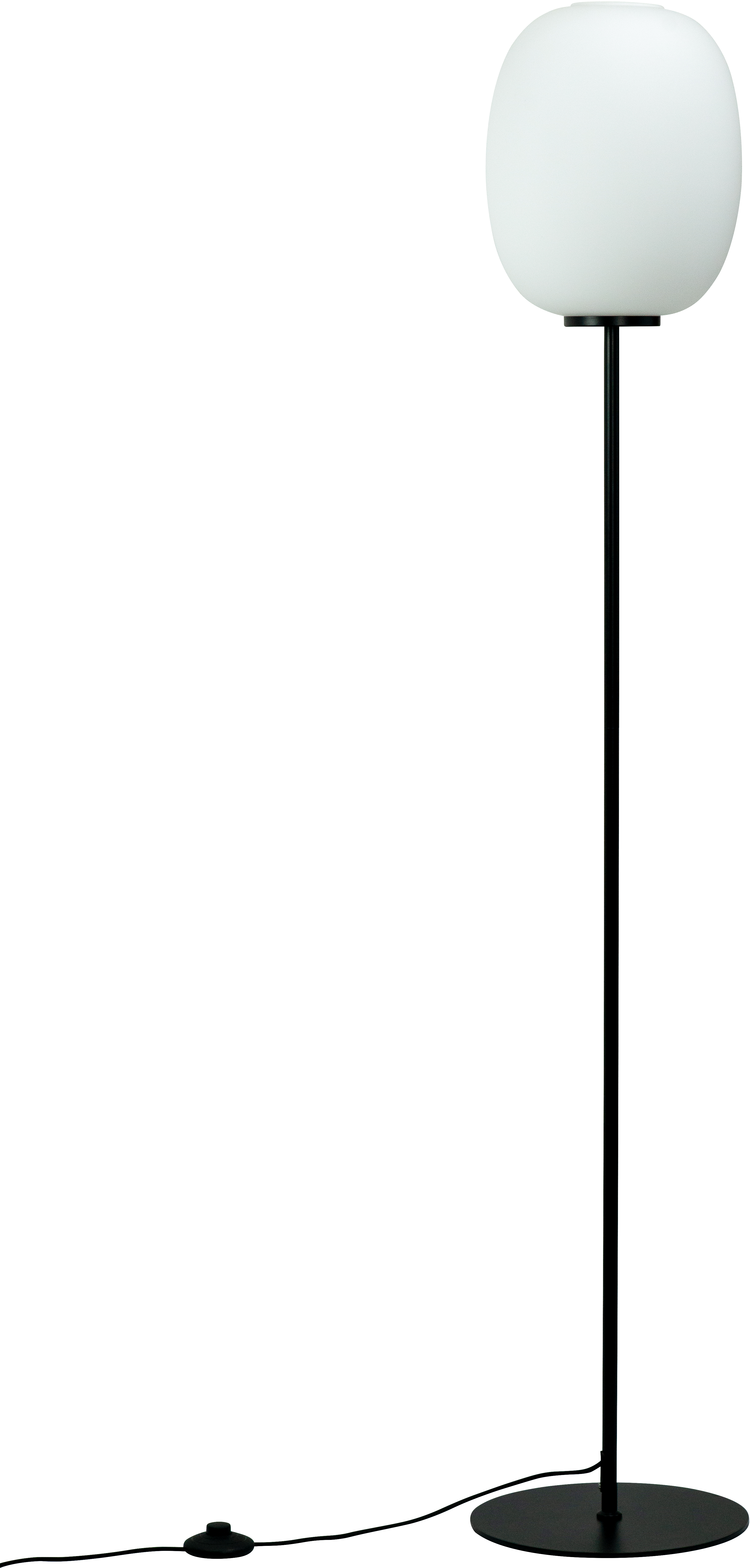 5704709080961 Dyberg Larsen DL39 opal/sort 8096 - Gulvlampe Lamper,Gulvlamper,Gulvlamper 89200002920 DL39 opal/sort 8096