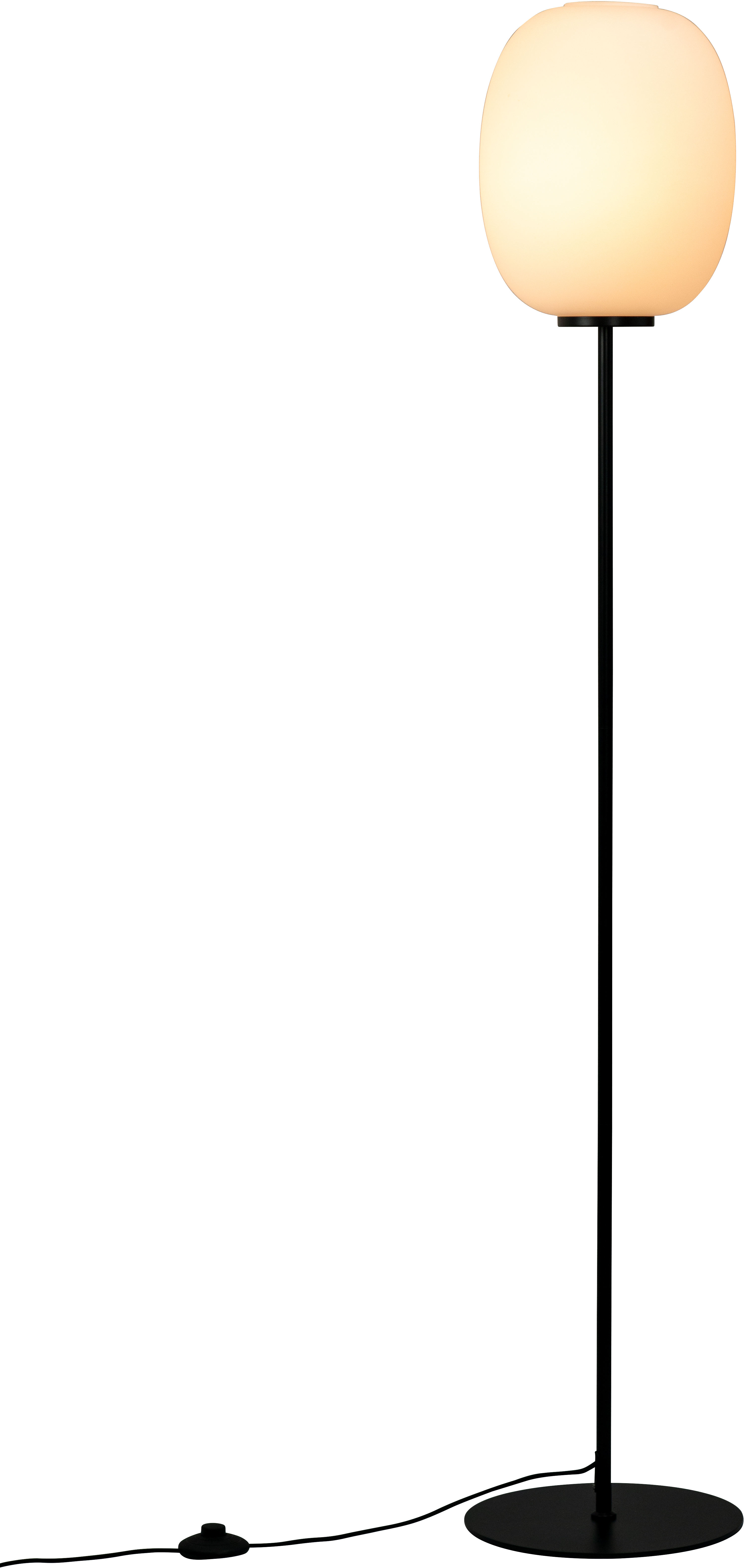 5704709080961 Dyberg Larsen DL39 opal/sort 8096 - Gulvlampe Lamper,Gulvlamper,Gulvlamper 89200002920 DL39 opal/sort 8096