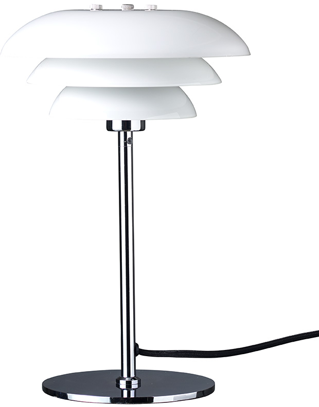 5704709082040 Dyberg Larsen DL20 opal/krom - Bordlampe Lamper,Bordlamper,Bordlamper 89200002060 DL20 opal/krom