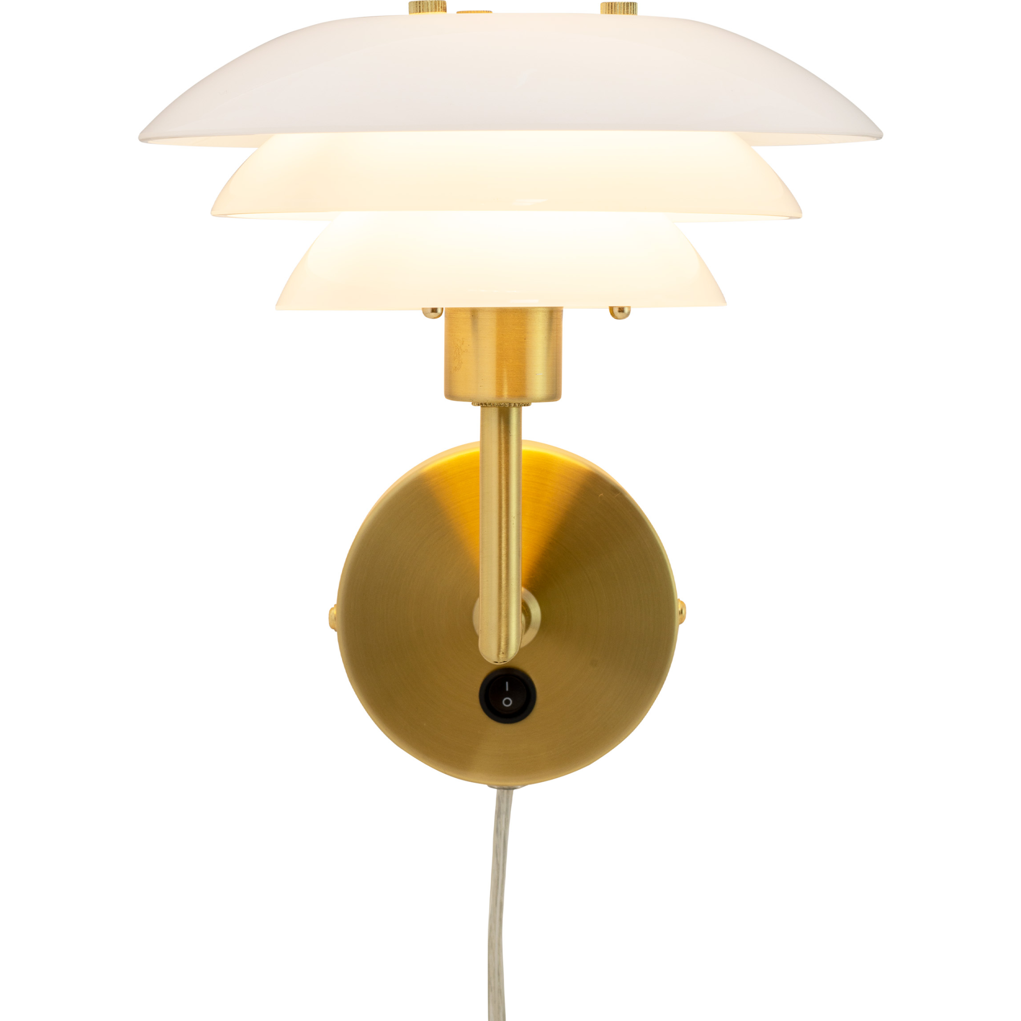 5704709082095 Dyberg Larsen DL20 opal/messing - Væglampe Lamper,Væglamper,Væglamper 89200004970 DL20 opal/messing