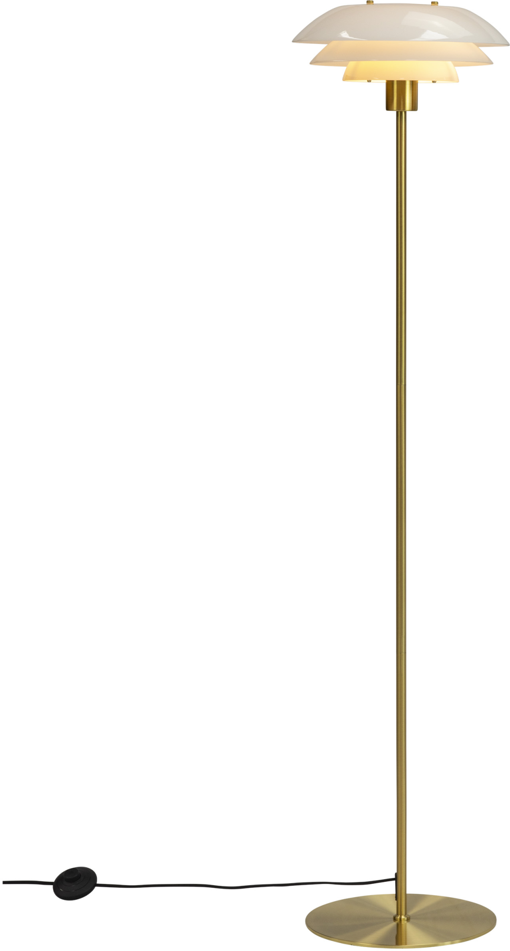 5704709082163 Dyberg Larsen DL31 opal/messing - Gulvlampe Lamper,Gulvlamper,Gulvlamper 89200004980 DL31 opal/messing