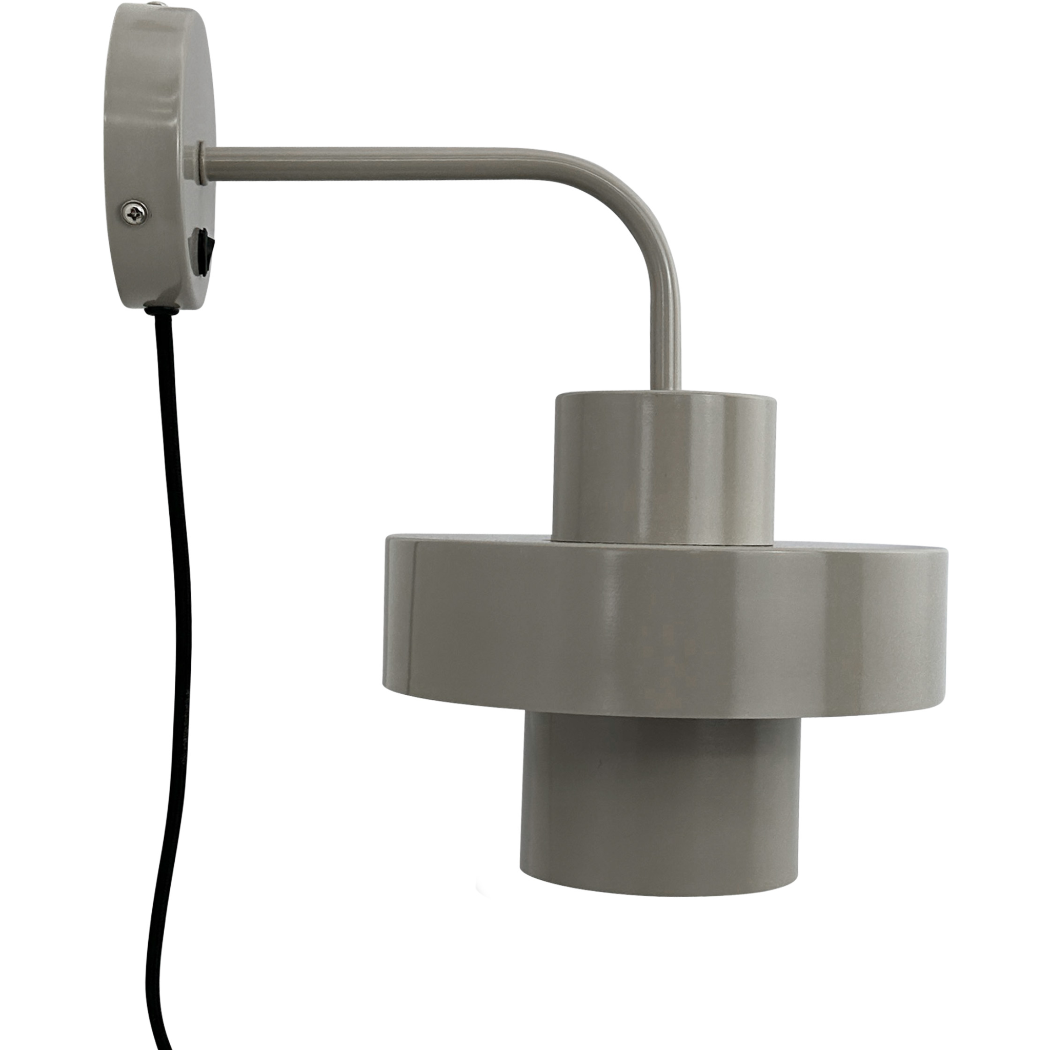 5704709091288 Dyberg Larsen Stoke grå væglampe Lamper,Væglamper,Væglamper 89200006490 9128