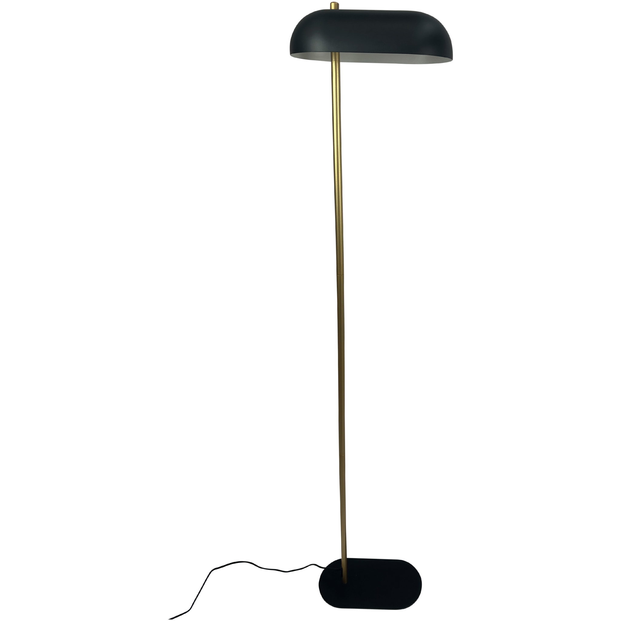 5704709091516 Dyberg Larsen Arch sort/messing gulvlampe Lamper,Gulvlamper,Gulvlamper 89200080480 Arch