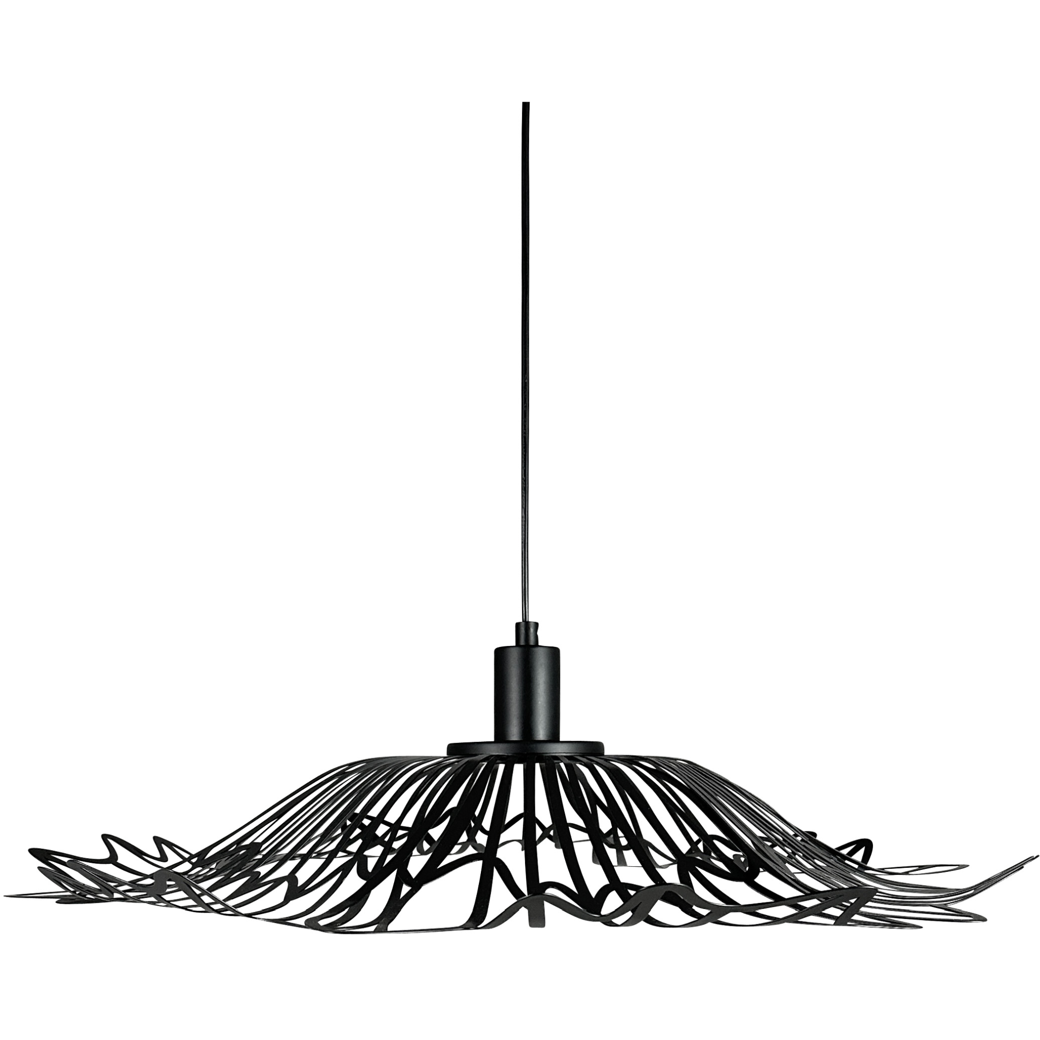 5704709092469 Dyberg Larsen Flora Large mat sort pendel Lamper,Pendler-/ Hængelamper,Pendler/Hængelamper 89200006880 9246