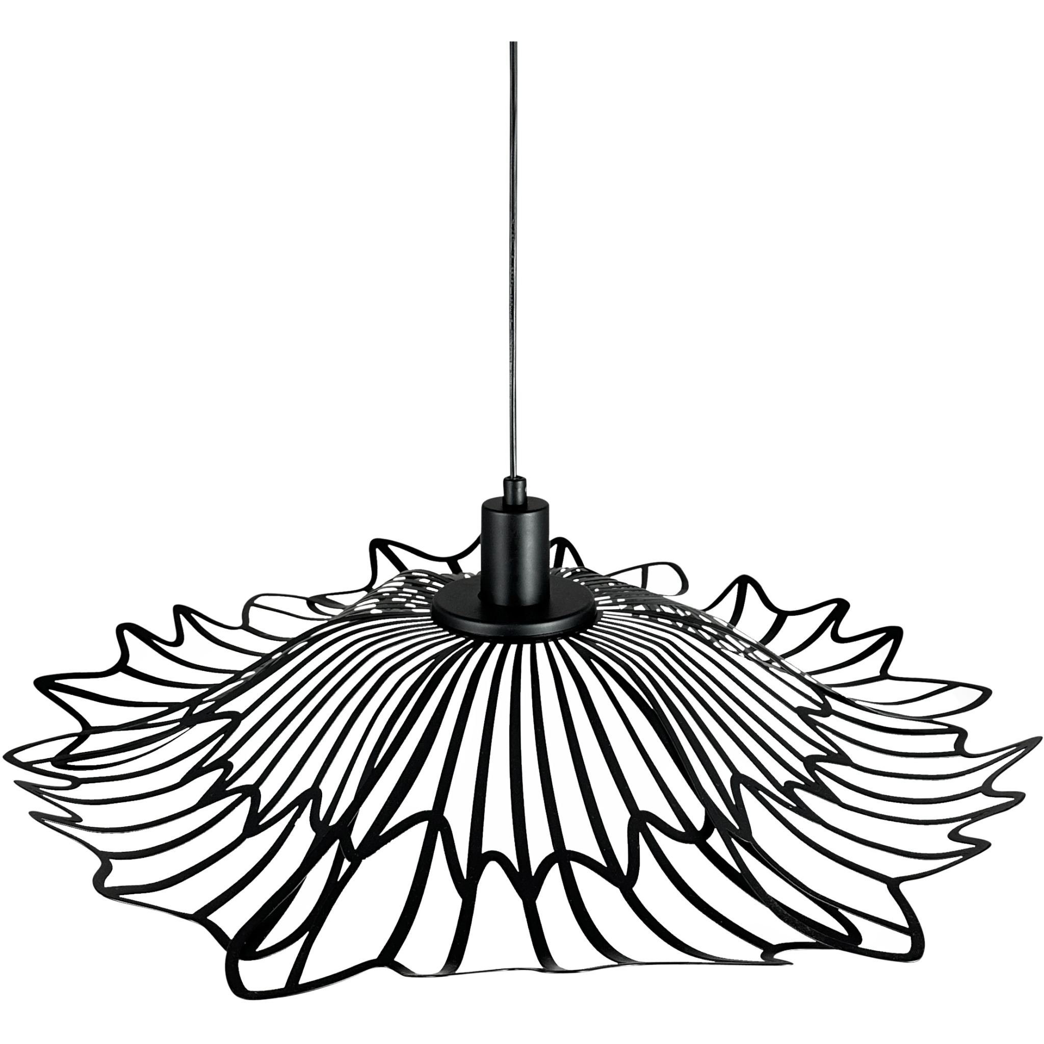 5704709092469 Dyberg Larsen Flora Large mat sort pendel Lamper,Pendler-/ Hængelamper,Pendler/Hængelamper 89200006880 9246