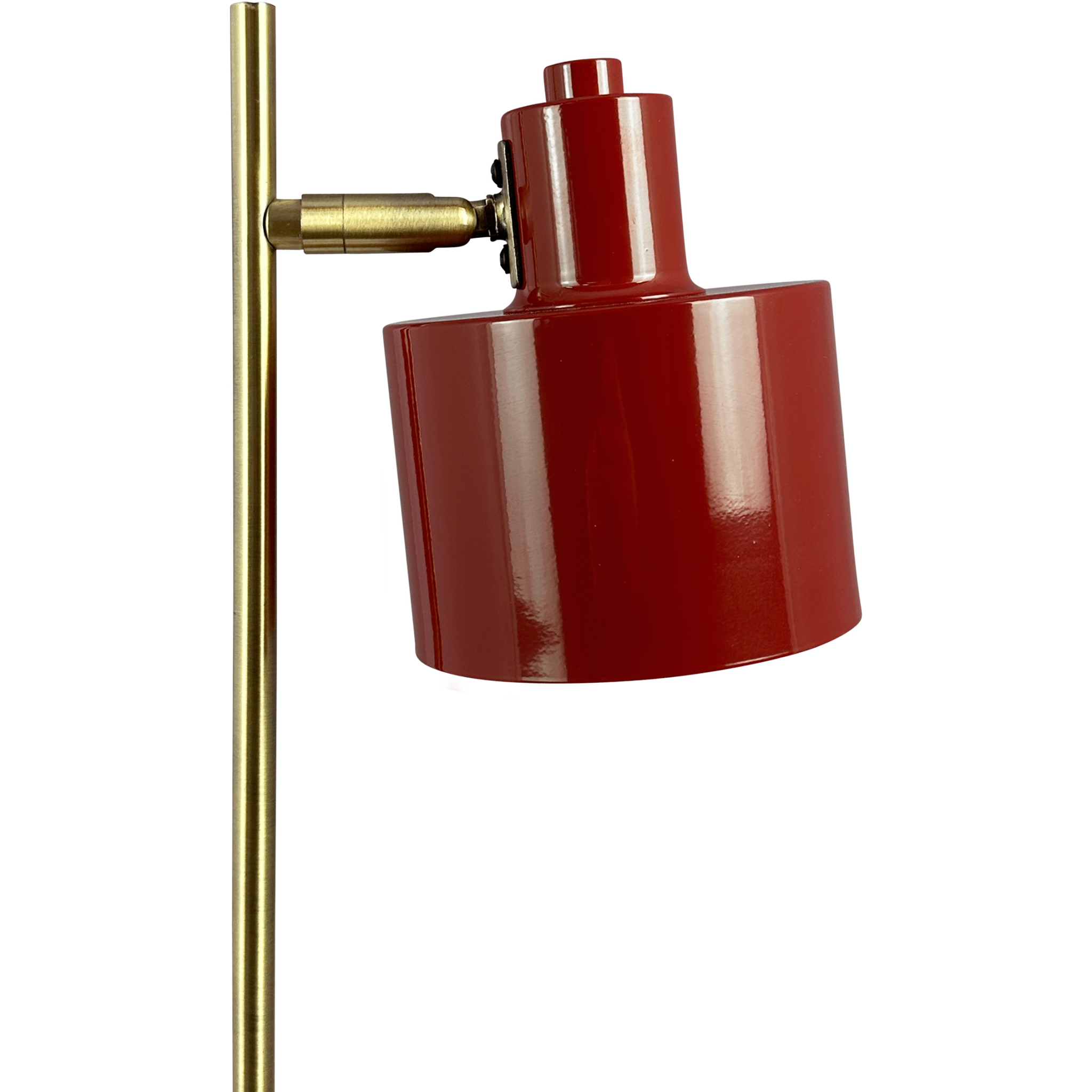 5704709092605 Dyberg Larsen Ocean mørkerød/messing bordlampe Lamper,Bordlamper,Bordlamper 89200008070 Ocean