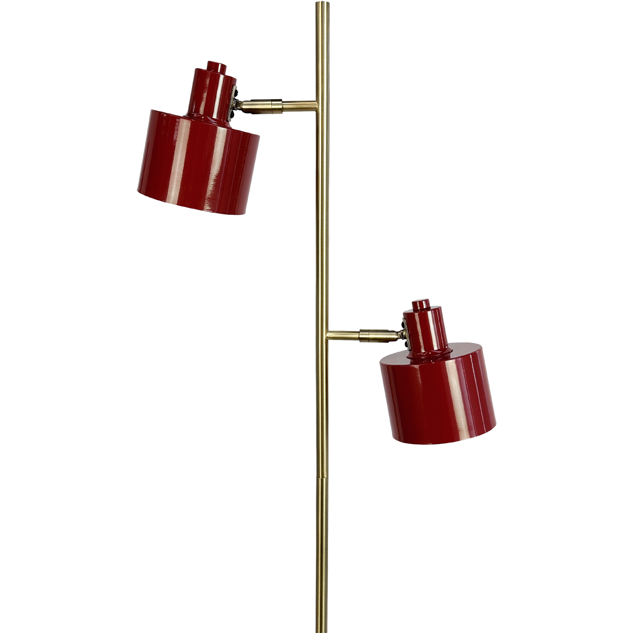 5704709092612 Dyberg Larsen Ocean mørkerød/messing gulvlampe Lamper,Gulvlamper,Gulvlamper 89200008060 Ocean