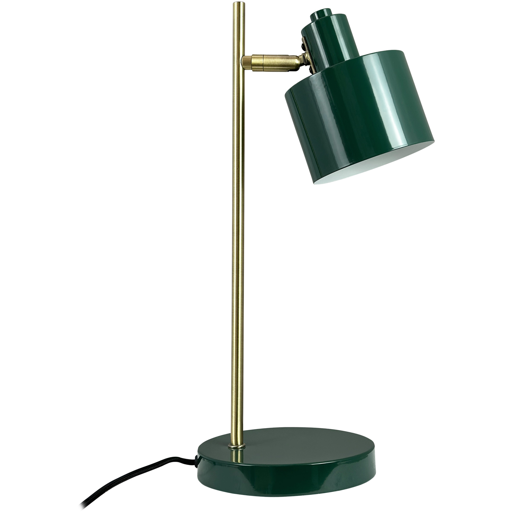 5704709092636 Dyberg Larsen Ocean mørkegrøn/messing bordlampe Lamper,Bordlamper,Bordlamper 89200008040 Ocean