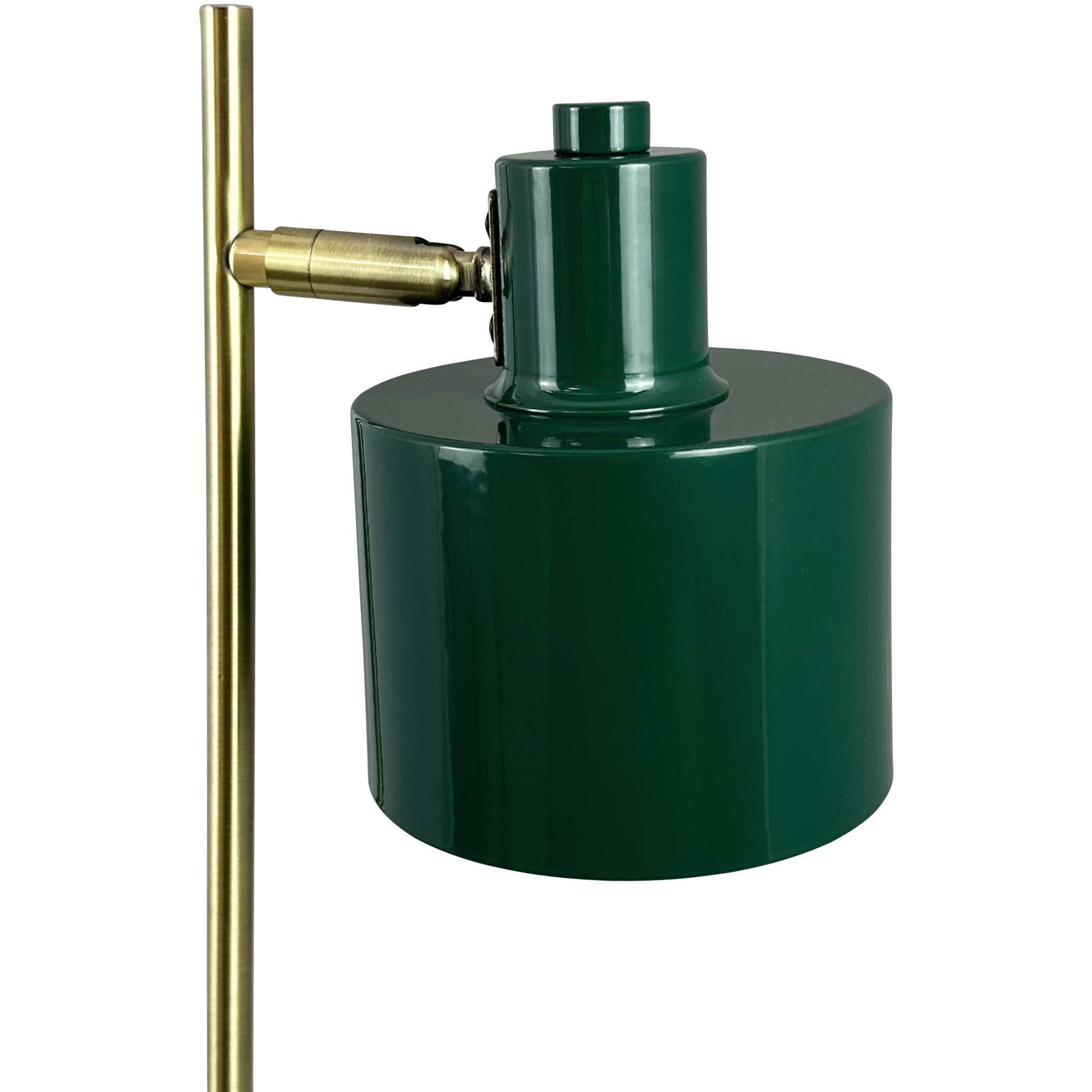 5704709092636 Dyberg Larsen Ocean mørkegrøn/messing bordlampe Lamper,Bordlamper,Bordlamper 89200008040 Ocean